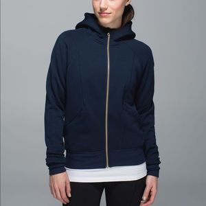 Lululemon Warm Core Hoodie in Inkwell Blue